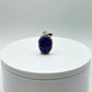 Charoite Sterling Silver Pendant – Oval Cabochon - 8.11 Grams