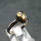 Fabulous Untreated Faceted Gem Imperial Topaz 925 Silver Ring from Brazil - Size 5 - 2.35 Grams