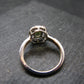 Moldavite Sterling Silver Ring From Czech Republic - Size 7.25 - 2.44 Grams