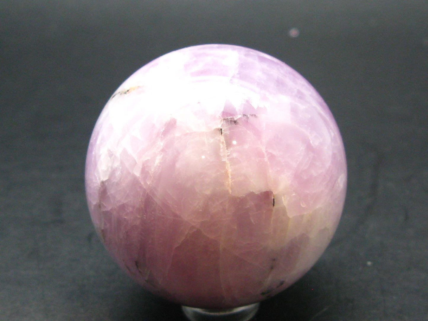 Natural Multicolored Spodumene Kunzite Hiddenite Sphere Ball From Brazil - 1.9"