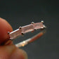 Natural Rose Quartz Ring from Brazil - 1.39 Grams - Size 7