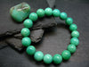 Chrysoprase Genuine Bracelet ~ 7 Inches ~ 12mm Round Beads