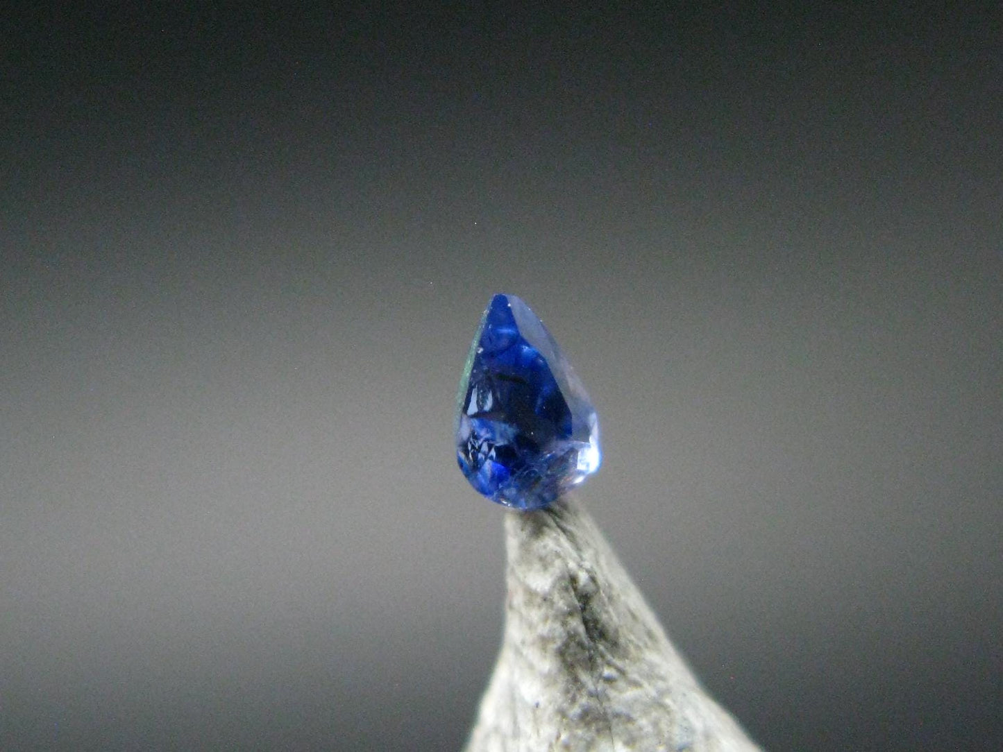 Gem Benitoite Cut Stone From California - 0.06 Carats - 2.8x2.0mm