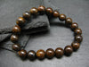 Bronzite Genuine Bracelet ~ 7 Inches ~ 8mm Round Beads