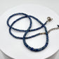 Blue Sapphire Beaded Necklace: Genuine Gemstone Jewelry, September Birthstone