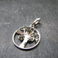 Moldavite Tektite Silver Pendant from Czech Republic - 1.0" - 2.15 Grams