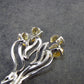 Stone of Success!! Faceted Natural Golden Yellow Citrine 925 Sterling Silver Drop Earrings - 1.5" - 2.68 Grams