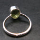 Moldavite Tektite Silver Ring from Czech Republic - 7 Size - 1.77 Grams