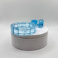 Swiss Blue Topaz Stretch Bracelet – Natural Chunky Tile Cut - 70.13 Grams