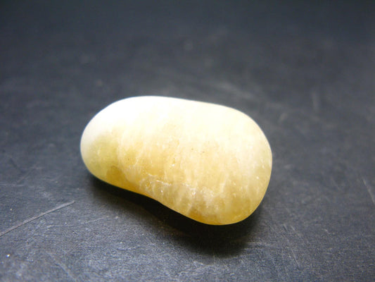 Very Nice Raw Agni Gold Danburite Tumbled Stone from Tanzania - 1.0" - 9.55 Grams