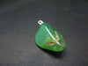 Chrysoprase Silver Pendant From Australia - 1.1" -3.82 Grams