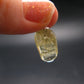 Agni Gold Danburite Tumbled Sterling Silver Pendant from Tanzania - 0.9" - 2.41 Grams