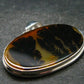 Moss Agate Silver Pendant From Russia - 6.85 Grams - 1.3"