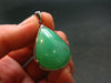 Chrysoprase Silver Pendant From Australia - 1.4" - 8.38 Grams