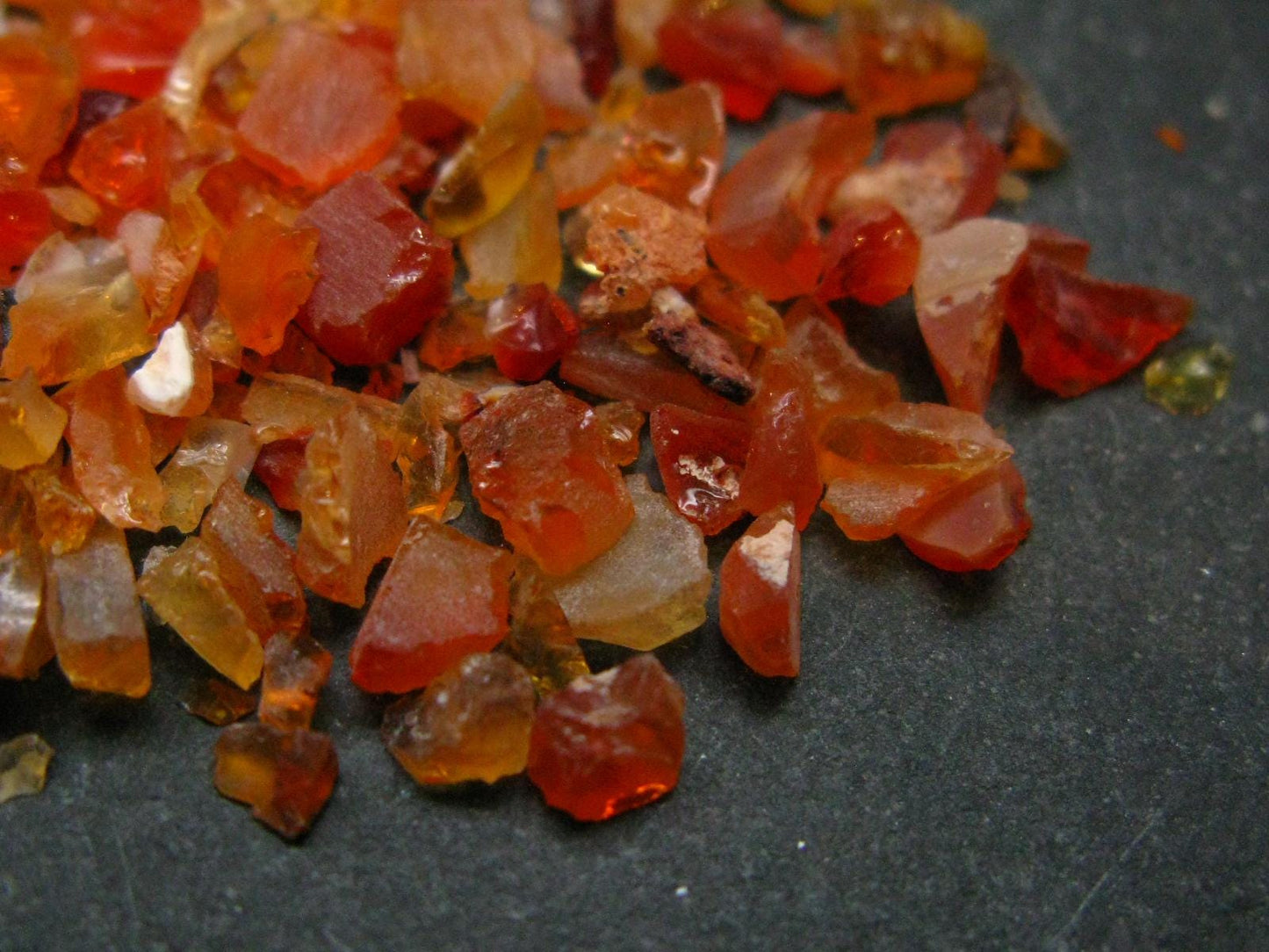 Lot of Fire Opal Pieces and Offcuts From Mexico - 26.08 Carats