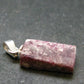 Bixbite Red Emerald Beryl Silver Pendant From Utah USA - 5.95 Carats - 0.9"