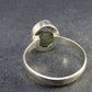 Polished Cats Eye Silver Ring From Brazil - 5.0 Grams - Size 11