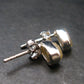 Rare Agni Gold Danburite Silver Studs From Tanzania - 1.08 Grams - 0.5"