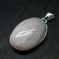 Scolecite Silver Plated Pendant From India - 1.6" - 7.99 Grams
