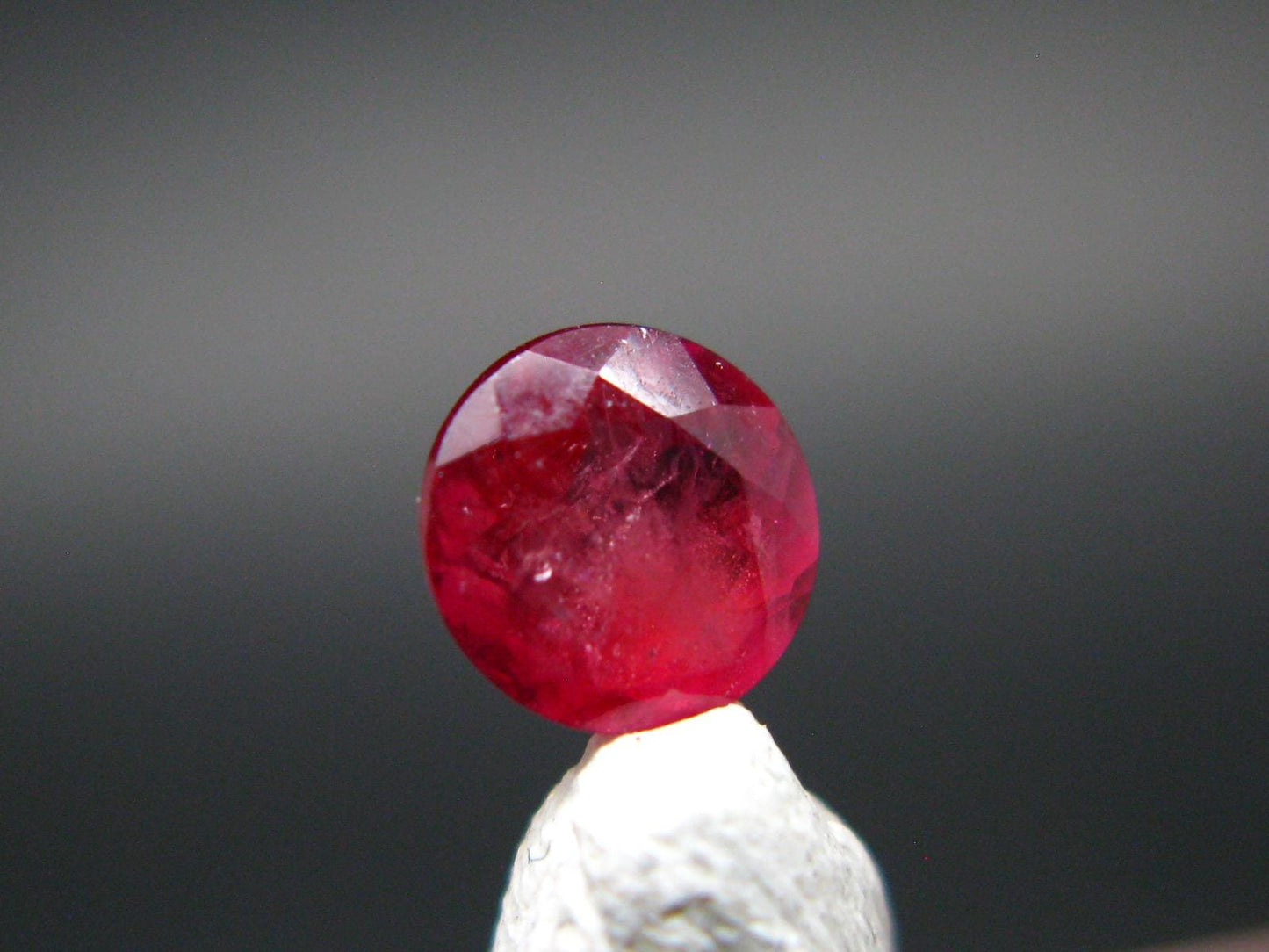 Beautiful Rare Gem Bixbite Red Beryl Emerald Cut Stone From Utah USA - 0.46 Carats - 5.0x5.0mm