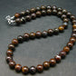 Rare Boulder Opal Beads Necklace From Australia - 17"