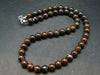 Rare Boulder Opal Beads Necklace From Australia - 17"