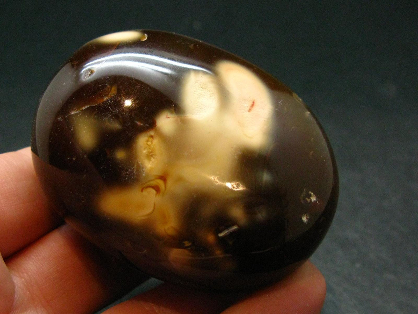 Carnelian Tumbled Stone From Madagascar - 2.3" - 119.37 Grams