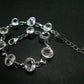 Phenakite Phenacite Cut Gem Silver Bracelet From Nigeria - 7" - 17.3 Grams