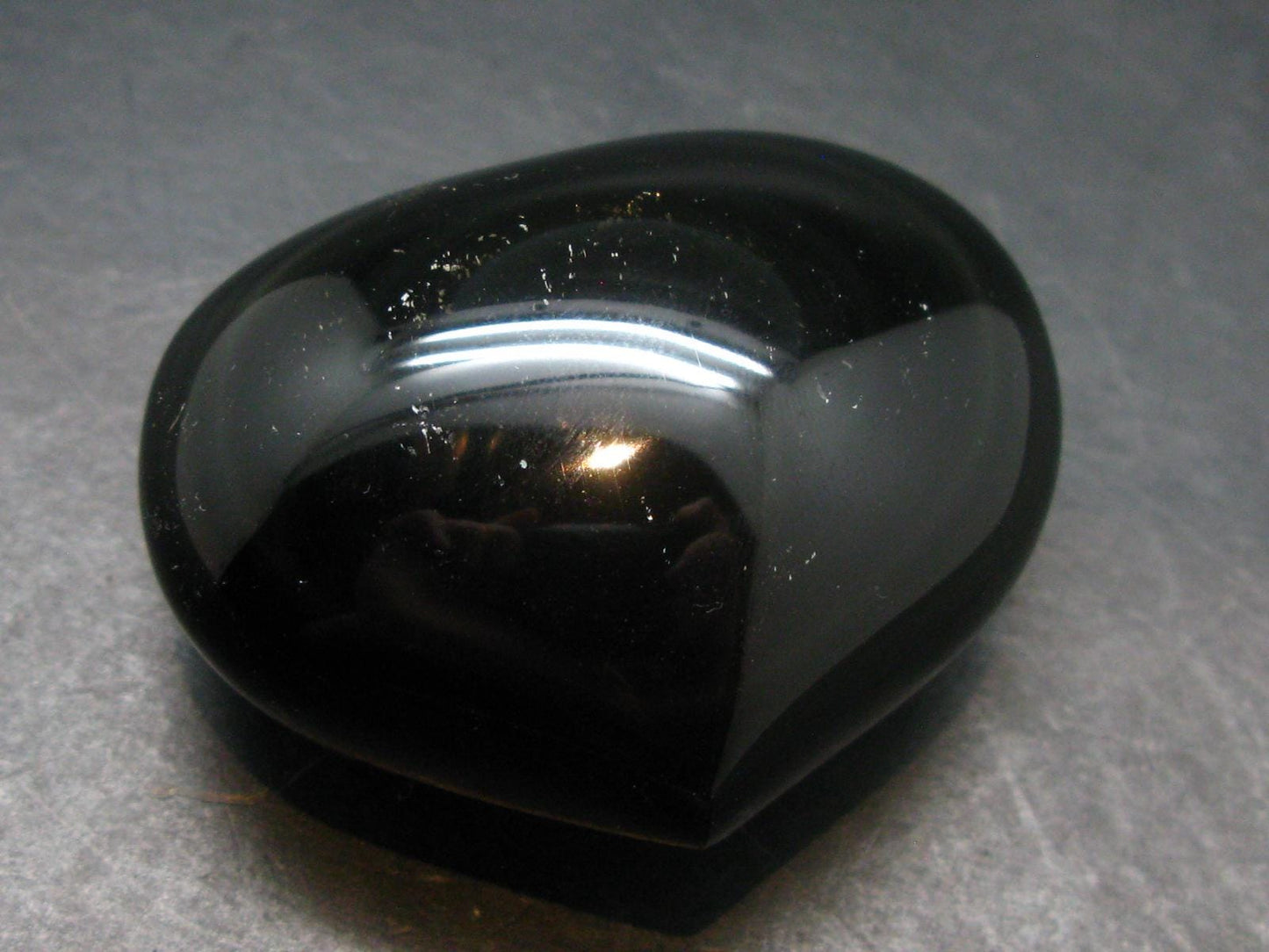 Black Obsidian Heart From Mexico - 1.6"