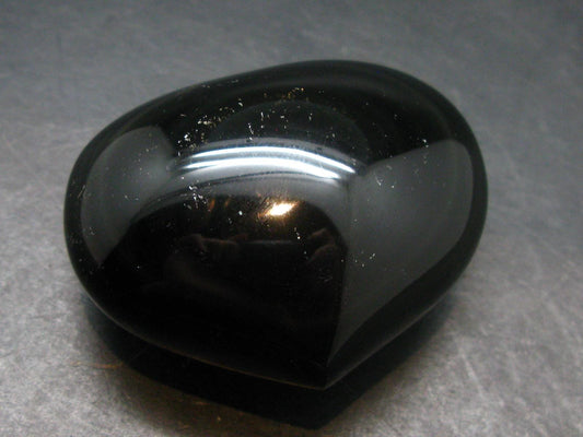 Black Obsidian Heart From Mexico - 1.6"