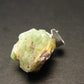 Very Rare Phosphophyllite Silver Pendant From Bolivia - 0.7" - 1.93 Grams