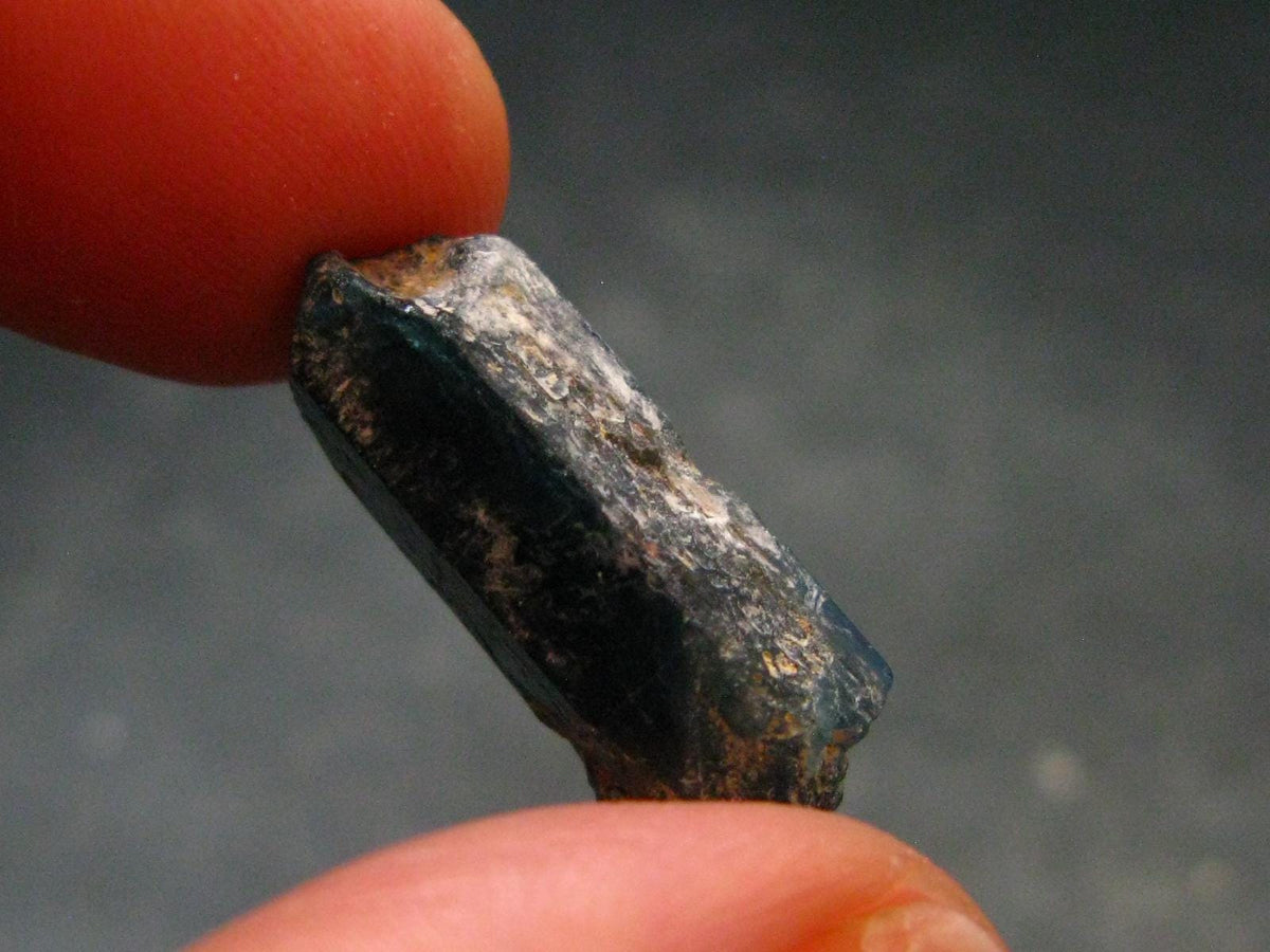 Large Neon Blue Apatite Crystal From Brazil - 0.9" - 3.04 Grams
