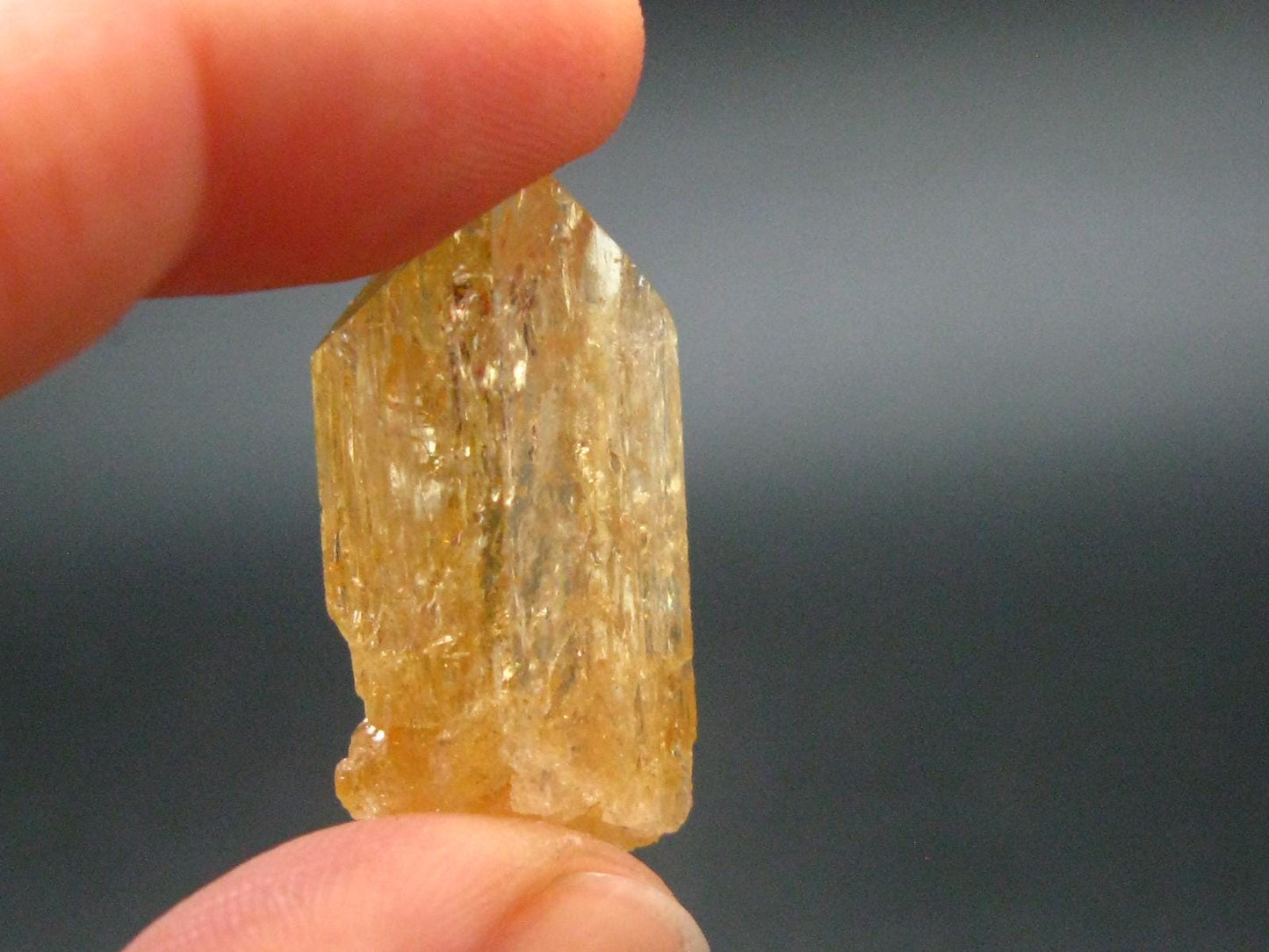 Imperial Topaz Crystal From Zambia - 1.0" - 35.50 Carats