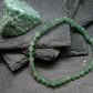 Green Aventurine Genuine Bracelet ~ 7 Inches ~ 4mm Round Facetted Beads