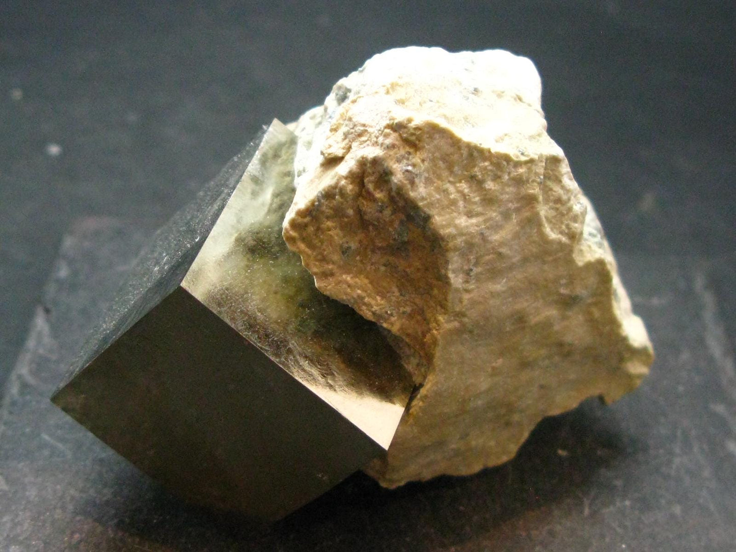 Perfect Pyrite Cube Cluster from Spain - 2.4"