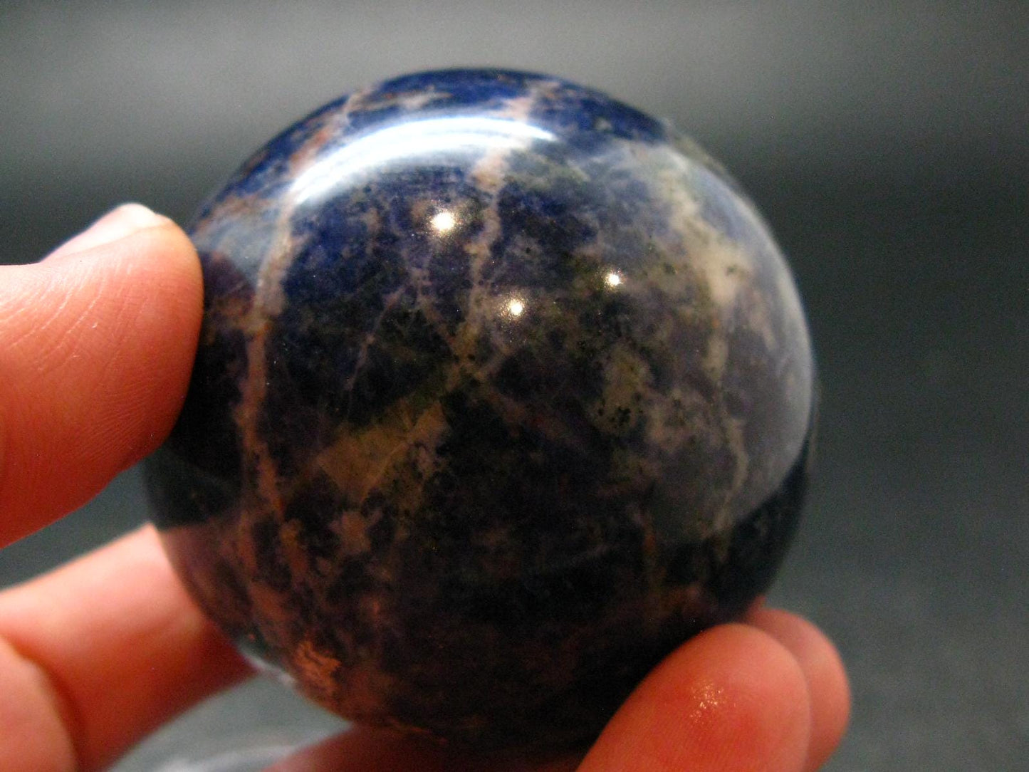 Large Sodalite Sphere From Canada - 2.0"
