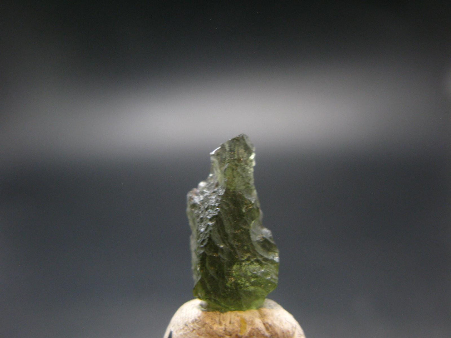 Moldavite Tektite Raw Piece from Czech Republic - 0.6" - 5.0 Carats - 1.0 Grams