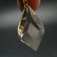 Natural Unheated Citrine Sterling Silver Gold Plated Pendant from Zambia - 1.5" - 4.44 Grams