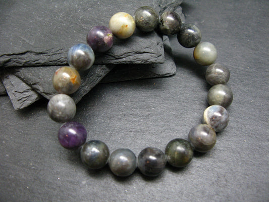 Blue Sapphire Genuine Bracelet ~ 7 Inches ~ 10mm Round Beads