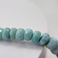 Larimar Round Bead Necklace Ocean Blue Gemstone Necklace Minimalist Jewelry Gift