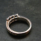 Muonionalusta Meteorite Sterling Silver Ring from Sweden - 3.36 Grams - Size 8
