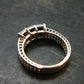 Muonionalusta Meteorite Sterling Silver Ring from Sweden - 2.94 Grams - Size 6