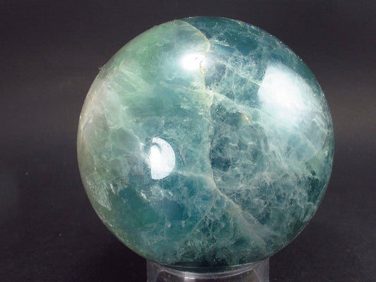 Gem Purple + Green Fluorite Sphere from China - 2.5 "
