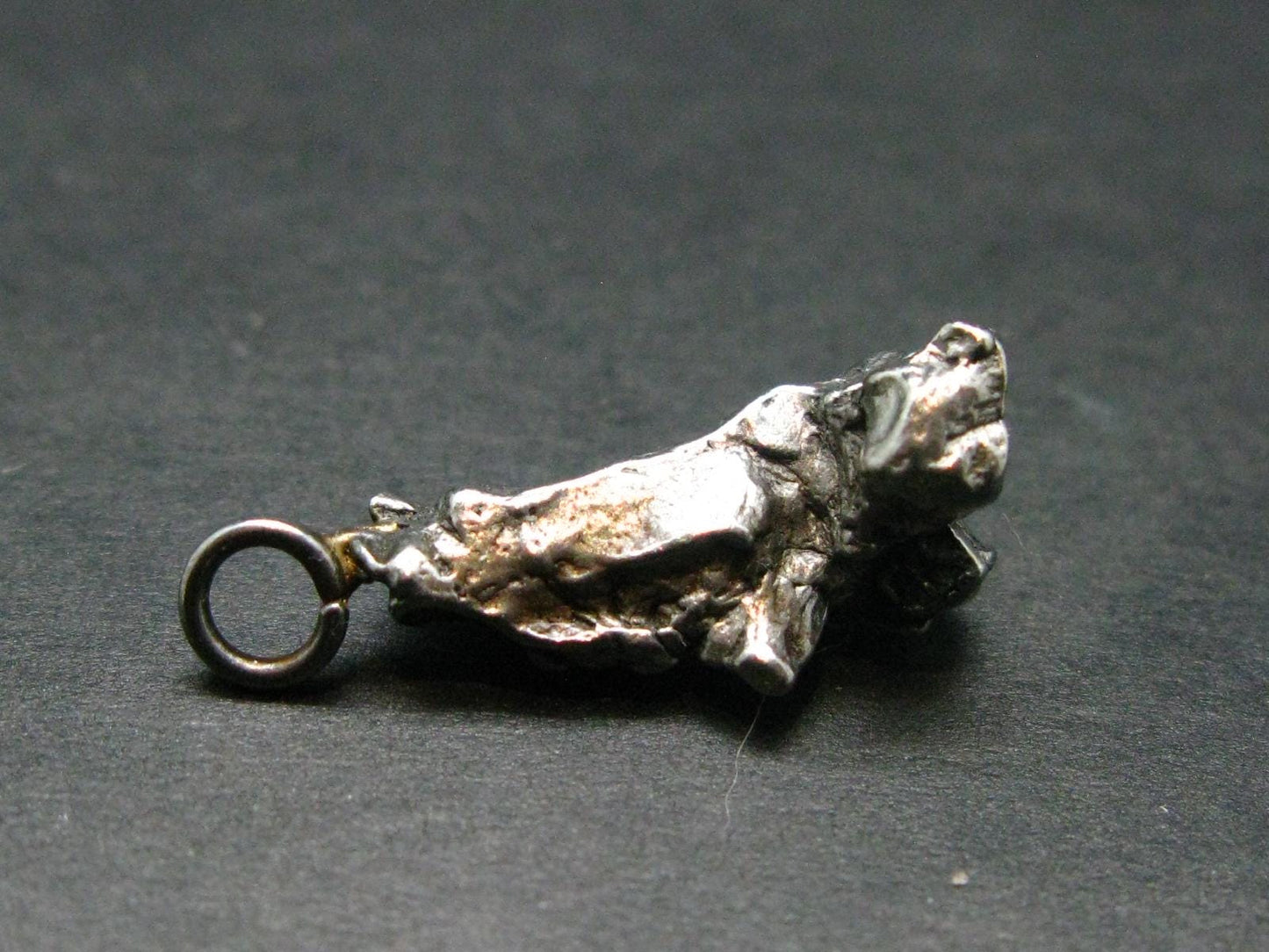 Large Campo Del Cielo Meteorite Pendant from Argentina - 0.9" - 3.37 Grams