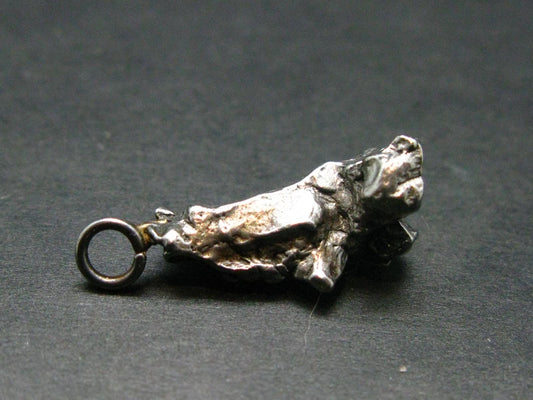 Large Campo Del Cielo Meteorite Pendant from Argentina - 0.9" - 3.37 Grams
