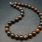 Rare Boulder Opal Beads Necklace From Australia - 18.5"