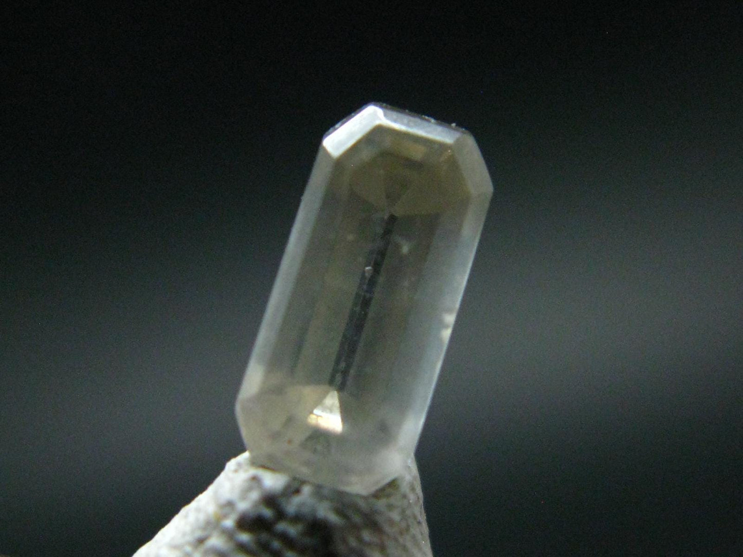 1.63 Carat Rare Gem Phosgenite Cut Stone From Italy