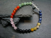 7 Chakra Genuine Bracelet ~ 7 Inches ~ 6mm Round Beads