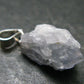 Rare Raw Hackmanite Silver Pendant from Afghanistan - 0.8" - 0.82 Grams