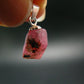 Rhodochrosite Sterling Silver Pendant From Alma Colorado, USA - 0.6" - 0.92 Grams
